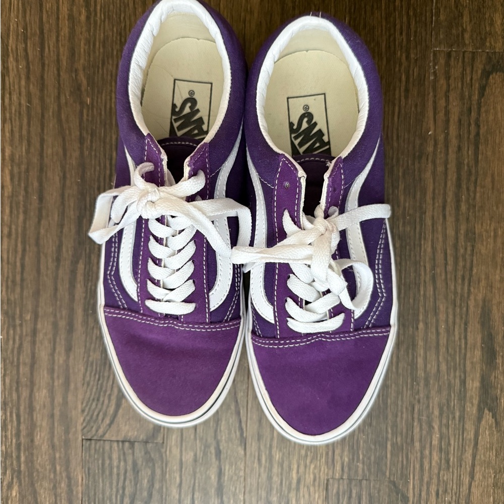 Purple and White Sneakers